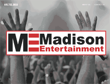 Tablet Screenshot of madisonentertainment.com